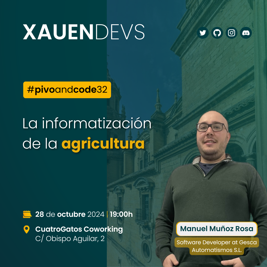 Cartel de la 32 edición de la PivoAndCode