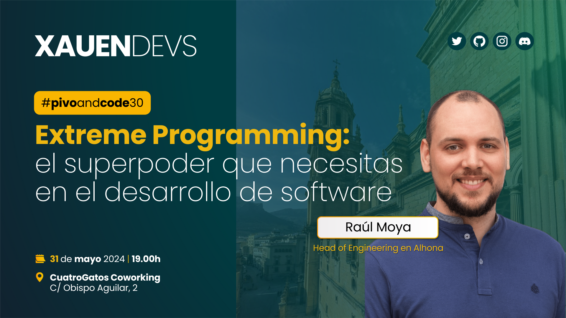 Cartel de la 30 edición de la PivoAndCode